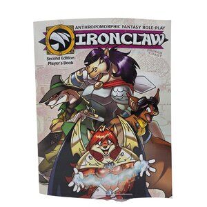 Ironclaw Players Book 2nd Ed Anthropomorphic Fantasy RPG Oklacon 2013 Paperback